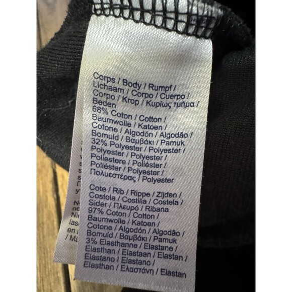 Lacoste LIVE Men’s Velour Sweatpant Jogger Black Crocodile Logo M/L - Picture 5 of 6